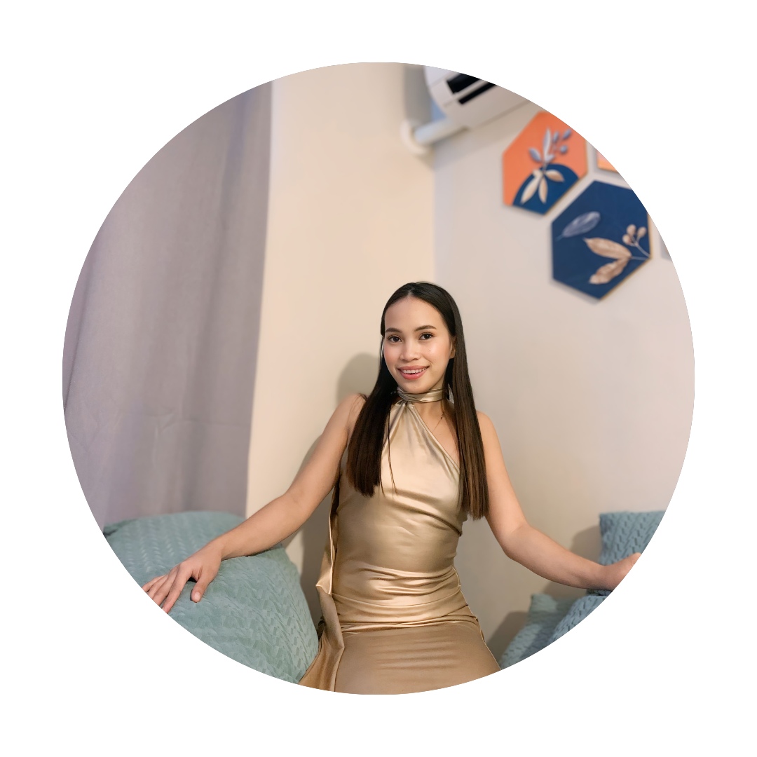 White Gray Simple Geometric Professional Circle Profile Photo Instagram Post